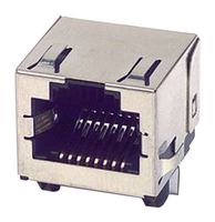 MOLEX 43860-0005 MODULAR CONN, R/A JACK, 6P6C, 1PORT, TH