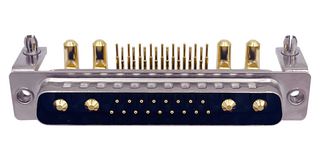 NORCOMP 684M21WA4PL621 COMBO D-SUB CONN, PLUG, DC-21WA4, TH