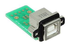 AMPHENOL COMMUNICATIONS SOLUTIONS MUSBDA1130 USB CONN, 2.0 TYPE B, R/A RCPT, 4P ROHS COMPLIANT: YES