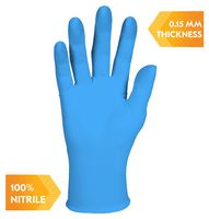 KLEENGUARD 54423 GLOVE, DISPOSABLE, NITRILE, L, BLUE ROHS COMPLIANT: NA