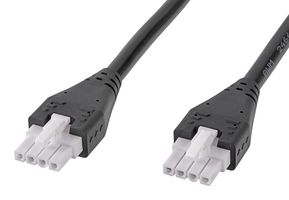 MOLEX 215330-0410 CABLE ASSY, 4P RCPT-RCPT, 1M