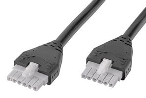 MOLEX 215330-0605 CABLE ASSY, 6P RCPT-RCPT, 500MM