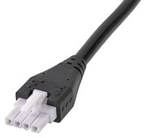 MOLEX 217159-0405 CABLE ASSY, 4P RCPT-FREE END, 500MM