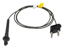 MUELLER ELECTRIC BU-7042-F-48-0 TEST PROBE-4MM DBL BANANA PLUG, BLK, 48"