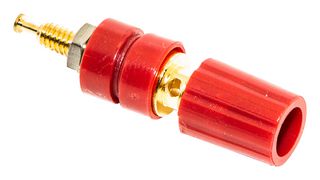 MUELLER ELECTRIC BU-P3770-2 BINDING POST, RED, 15A, 2.5KVRMS