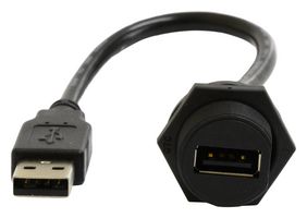 MULTICOMP PRO MP009819 USB CABLE, C3 TYPE A RCPT-PLUG, 200MM