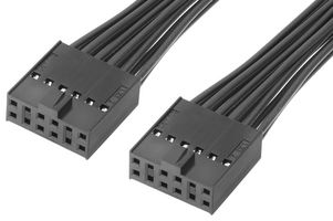 MOLEX 219658-1123 CABLE ASSY, 12P RCPT-RCPT, 300MM