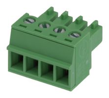 MOLEX 39510-5004 3.81MM EURO PLUG RA GRN 4CKT