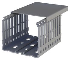 ENTRELEC - TE CONNECTIVITY 1SET411022R0000 WIRING DUCT, PVC, 80MMX60MM, GREY