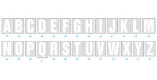 MULTICOMP PRO MP010489 LABELING KIT, PRE-PRINTD, A-Z, 30MM, WHT