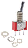 E-SWITCH 100SP1T1B1M2QEH TOGGLE SWITCH, SPDT, 5A, 120VAC