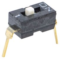 E-SWITCH KAE01LAGT DIP SW, SPST-NO, 0.025A, 24V, 1POS, TH