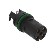TE CONNECTIVITY - ERNI 225457-E SENSOR CONN, M12, R/A RCPT, 5POS, THT
