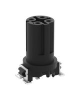 TE CONNECTIVITY - ERNI 474665-E SENSOR CONN, M12, RCPT, 4POS, SOLDER