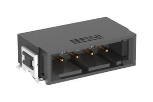 TE CONNECTIVITY - ERNI 384471-E CONN, R/A HEADER, 4POS, 1ROW, 2.54MM