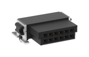 TE CONNECTIVITY - ERNI 154740-E CONN, R/A RCPT, 12POS, 2ROW, 1.27MM, SMT