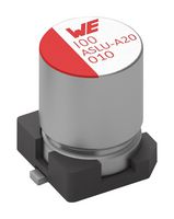 WURTH ELEKTRONIK 865090749001 CAP, 22UF, 20%, 63V, ALU ELEC SMD