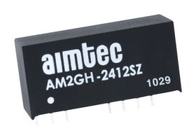 AIMTEC AM2GH-2412DZ DC-DC CONV, 12V/-12V, 0.083A/-0.083A