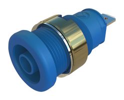 HIRSCHMANN TEST AND MEASUREMENT 972355202 CONNECTOR, 4MM SOCKET, BLUE, 25A, QC