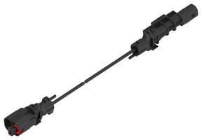 TE CONNECTIVITY 2362354-2 CABLE ASSY, 2P PLUG-RCPT, 1M