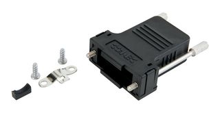 AMPHENOL CONEC 165X13389XE D SUB BACKSHELL, 180DEG, DB, PBT ROHS COMPLIANT: YES