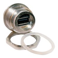 AMPHENOL CONEC 17-200321 USB ADAPTER, 2.0 TYPE A RCPT-RCPT, IP67 ROHS COMPLIANT: YES