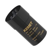 KEMET 080MD22ABMK1STD ELEC CAP, 80UF, 220VAC, SNAP-IN
