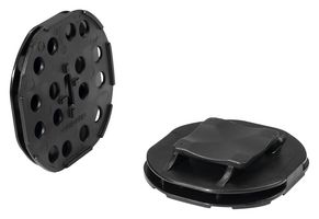 HELLERMANNTYTON 151-02575 CABLE TIE MOUNT, ADHESIVE, BLACK