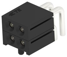 TE CONNECTIVITY 2379348-1 RECT PWR CONN, R/A RCPT, 4POS, 2ROW