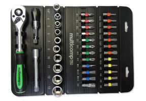 MULTICOMP PRO MP010944 SOCKET BIT SET, 1/4", 37PCS