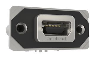 AMPHENOL COMMUNICATIONS SOLUTIONS MUSBB551N4 USB CONN, 2.0, MINI B RCPT, 5POS, PCB