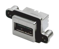 AMPHENOL COMMUNICATIONS SOLUTIONS MUSBA511N0 USB CONN, 2.0, A RCPT, 4POS, PANEL