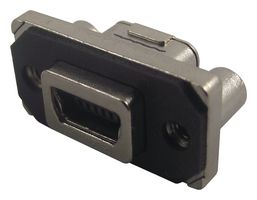 AMPHENOL COMMUNICATIONS SOLUTIONS MUSBB151M0 USB CONN, 2.0, MINI B RCPT, 5POS, PANEL
