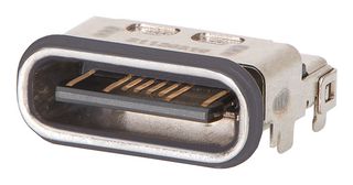 MOLEX 203615-0003 USB CONN, TYPE C, RCPT, 16POS, SMT, R/A