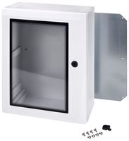 FIBOX ARCA 302015W ENCLOSURE W/WINDOW, MULTIPURPOSE, GRY/PC