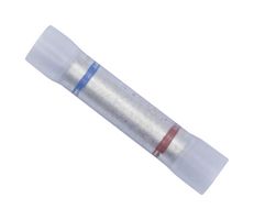 MUELLER ELECTRIC BU-191540022 TERMINAL, BUTT SPLICE, 24-16AWG/BLUE/RED