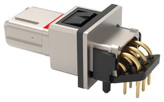 DEUTSCH - TE CONNECTIVITY D369-MB66-NS4 AUTOMOTIVE CONN, R/A RCPT, 6POS, PANEL