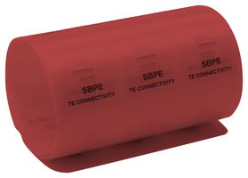 ENTRELEC - TE CONNECTIVITY SBPE07-1225-RD-5 LABEL, VINYL, RED, 25.4MM X 36.5MM