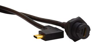 MULTICOMP PRO MP011828 USB CABLE, 3.1 TYP C JACK-R/A PLUG, 3.3'