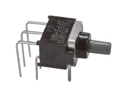 NIDEC COMPONENTS CFP2-2RC4-AW PUSHBUTTON SWITCH, DPDT, 28VDC, TH