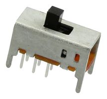 NIDEC COMPONENTS MFS201N-19-Z. SLIDE SWITCH, DPDT, 0.3A, 10VDC, TH
