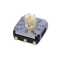 NIDEC COMPONENTS SA-7110TA ROTARY CODED SW, 10 POS, 0.1A, 5VDC, SMD