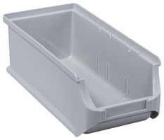 ALLIT 456234 STACKABLE STORAGE BIN, 102X215X75MM, GRY ROHS COMPLIANT: YES