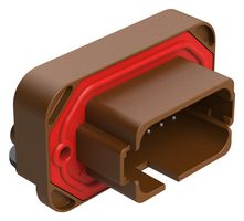 AMPHENOL SINE/TUCHEL AT13-18PD-BM03BN AUTOMOTIVE CONN, R/A RCPT, 18POS, 13A