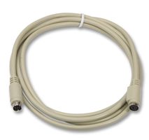 VIDEK 9376-2 LEAD, 6PIN MINI DIN PLG-SKT