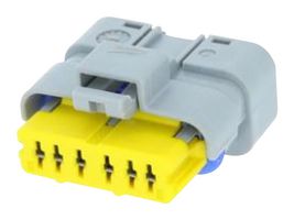APTIV / DELPHI 10866616 AUTOMOTIVE HOUSING, RCPT, 6POS