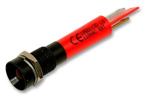 CML INNOVATIVE TECHNOLOGIES 19501230 LED Panel Mount Indicator, Black Chrome