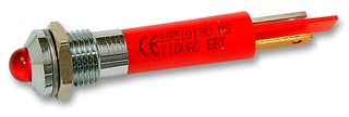 CML INNOVATIVE TECHNOLOGIES 19510230 LED INDICATOR, 230V, RED