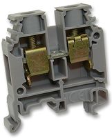 ENTRELEC - TE CONNECTIVITY 011512017 TERMINAL BLOCK, DIN RAIL, 2POS, 4AWG
