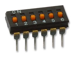 ARATAS A6T-6104 SWITCH, DIL, 6WAY
